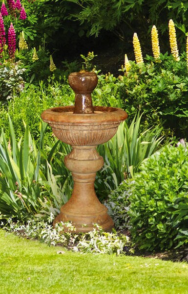 Traviata Cast Stone Garden Fountain