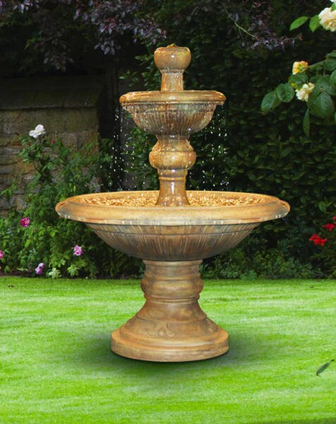 Traviata Two Tier Garden Fountain