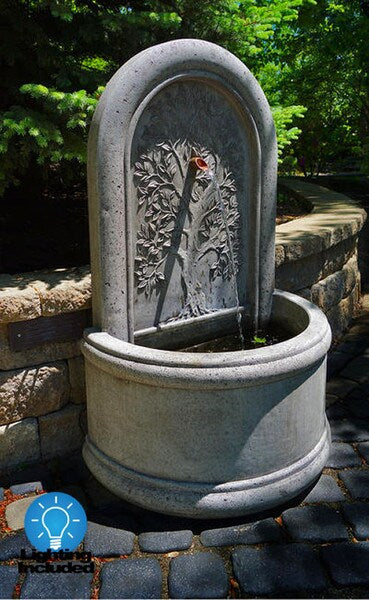 Tree of Life Garden Fountain with Light