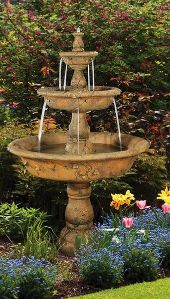 Triple Tazza Tier Fountain 7 Pc