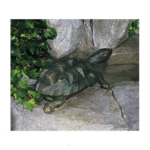 Turtle Medium Piped Water Feature Piped Statue - Image 2