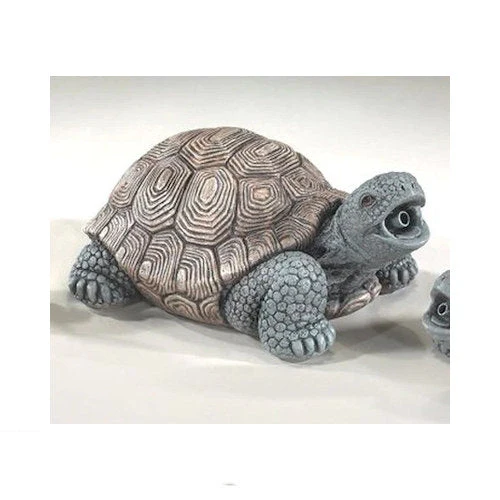 Turtle Plumed Water Feature Statue Traditionally Colored