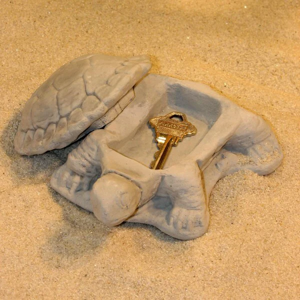Turtle Sculptural Key Holder Statue