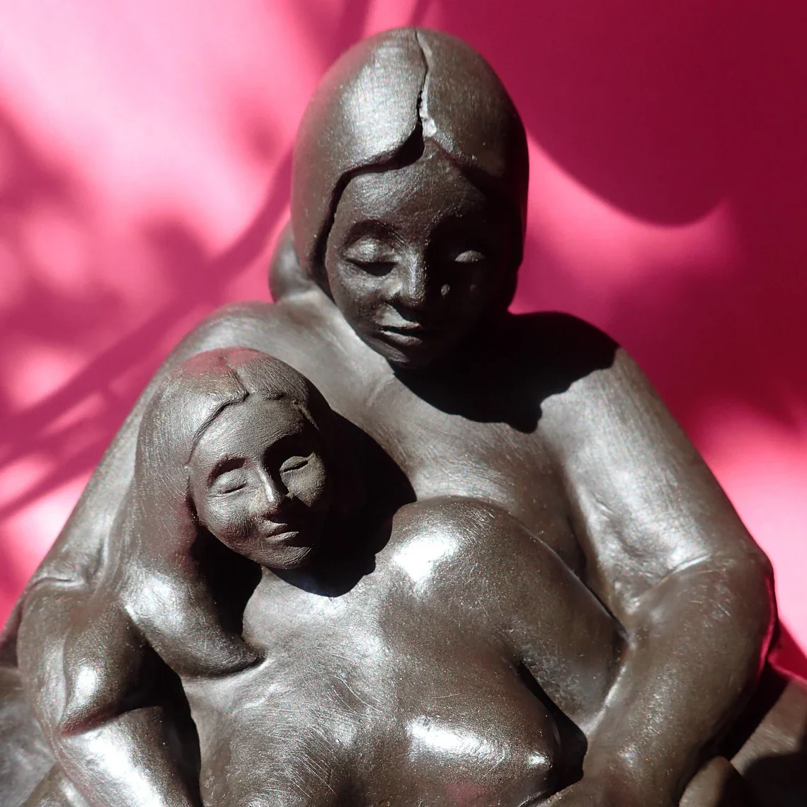 Two Women By Sigrid Herr Sculpture - Image 7