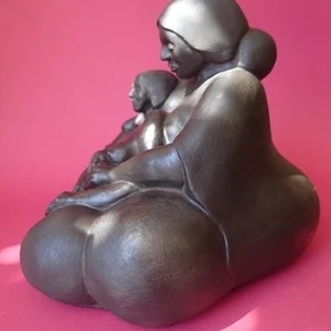 Two Women By Sigrid Herr Sculpture - Image 8