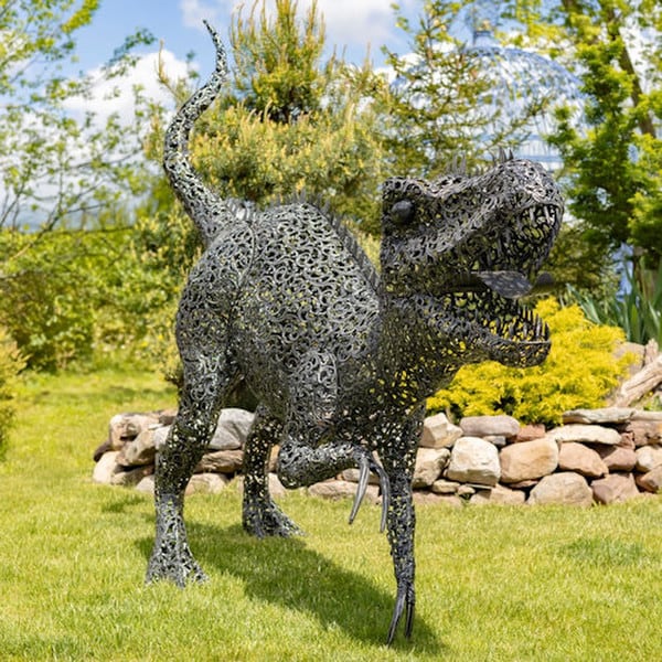 Tyrannosaurus Metal Dinosaur Sculpture Giant