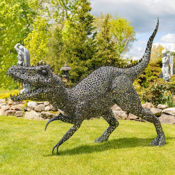 Tyrannosaurus Metal Dinosaur Sculpture Giant - Image 2