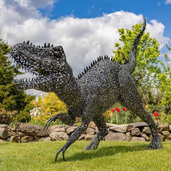 Tyrannosaurus Metal Dinosaur Sculpture Giant - Image 6