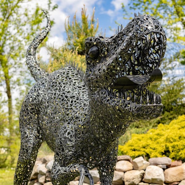 Tyrannosaurus Metal Dinosaur Sculpture Giant - Image 7