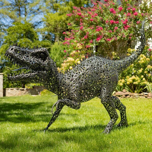 Tyrannosaurus Steel Dinosaur Sculpture Giant