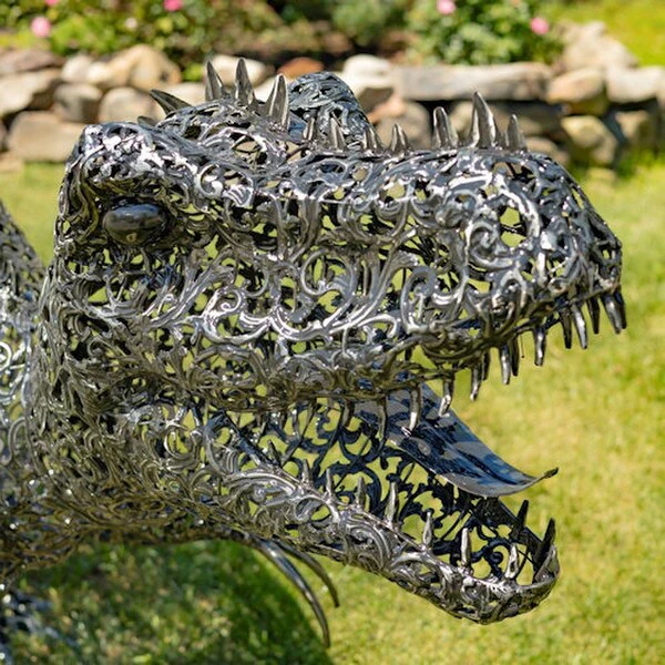 Tyrannosaurus Steel Dinosaur Sculpture Giant - Image 4