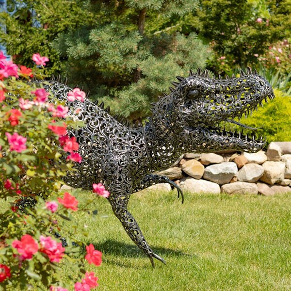 Tyrannosaurus Steel Dinosaur Sculpture Giant - Image 8