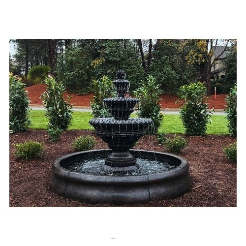 Valencia Spill Fountain In Crested Surround Pool