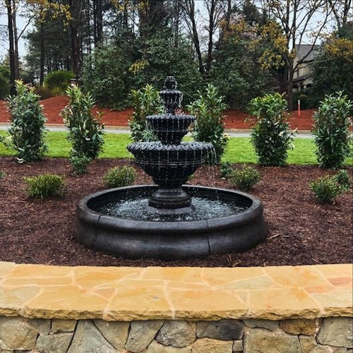 Valencia Spill Fountain In Crested Surround Pool - Image 2