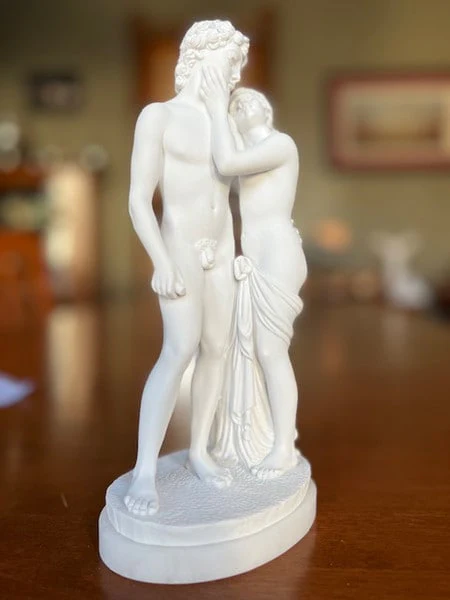 Venus and Adonis Marble Sculpture - Image 3