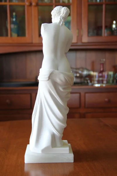 Venus de Milo – Aphrodite of Melos 15" High Marble Statue - Image 3