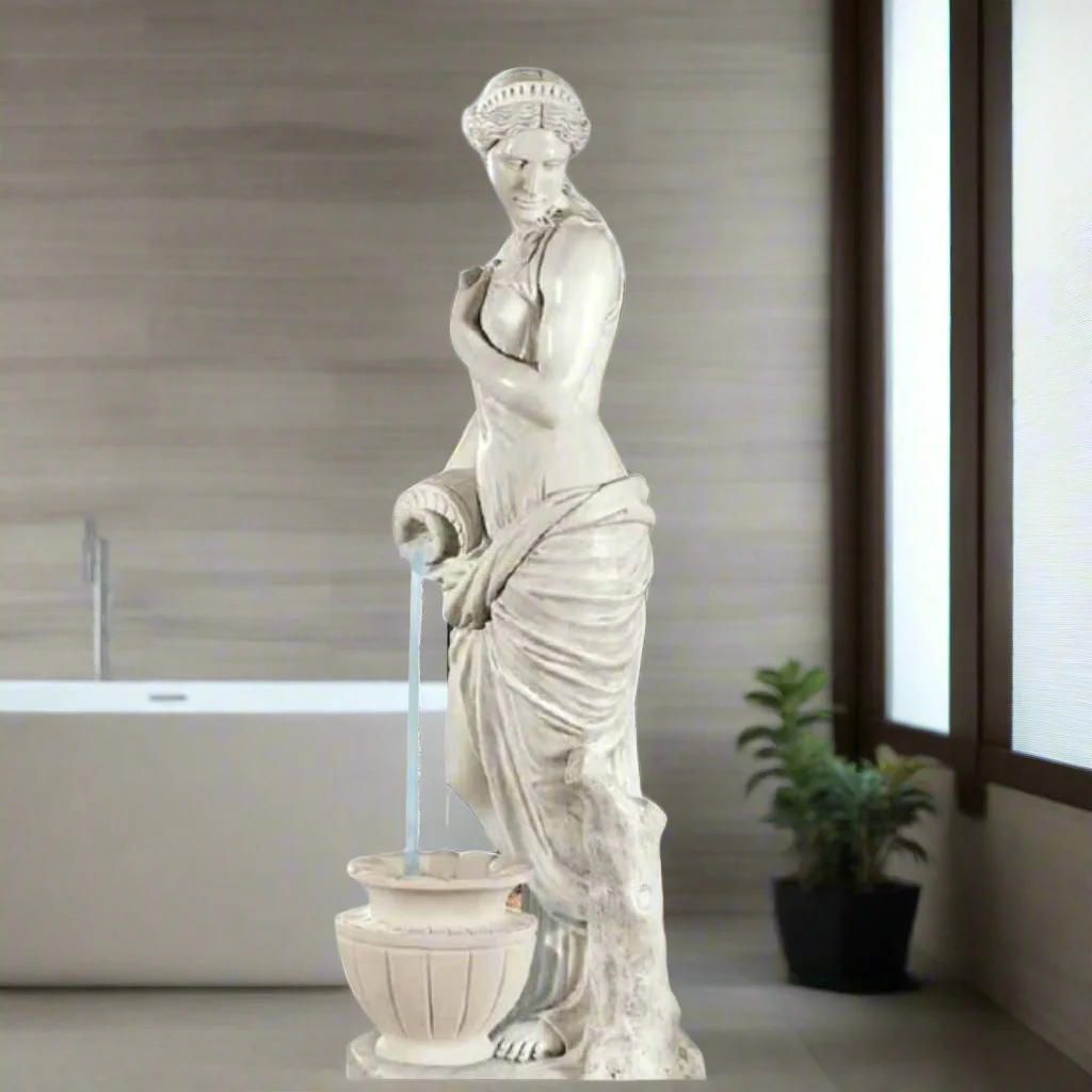 Venus With Urn Piped Fountain Feature