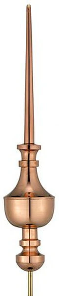 Victoria Copper Finial -  27" High