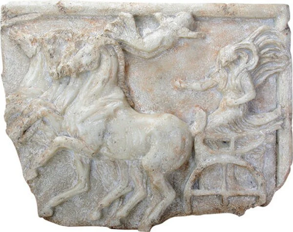 Victory of the Four Horse Chariot Race Plaque