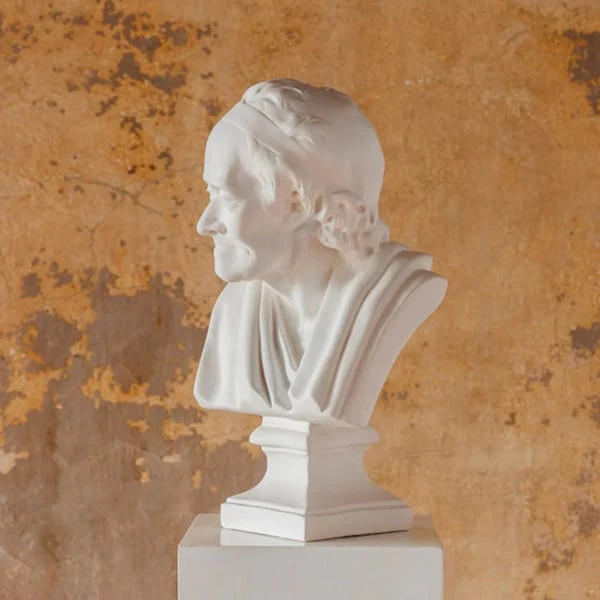 Voltaire Bust by Houdon Sculpture 26" High - Image 3