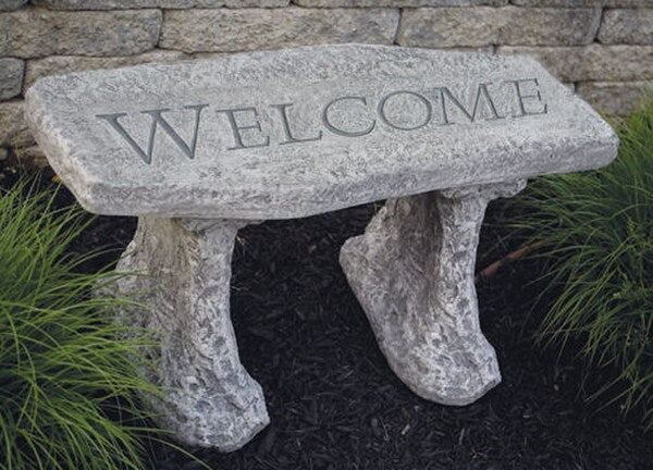Welcome Garden Bench - Image 2