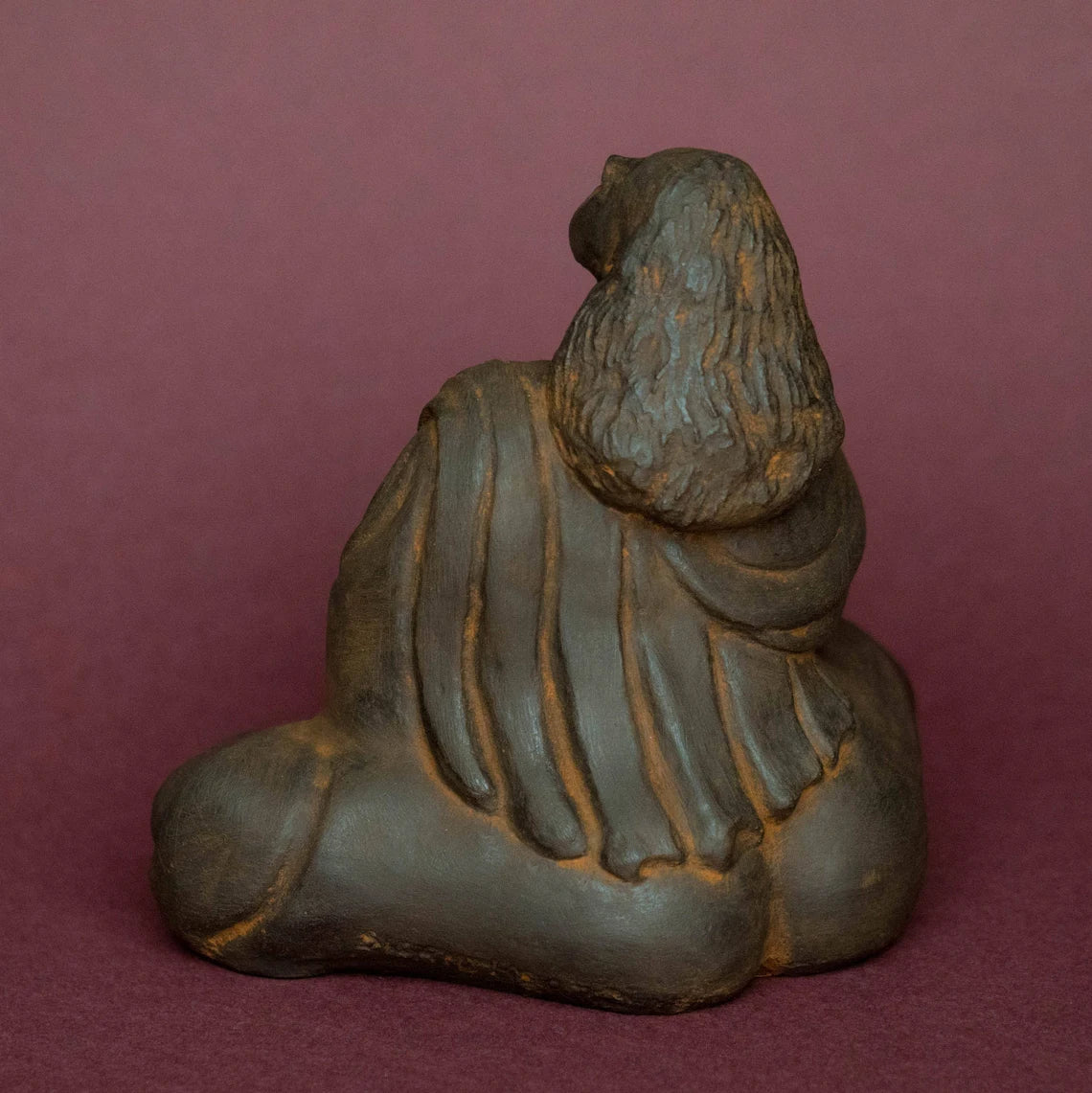 She Who Meditates—Woman Buddha Small Statue By Sigrid Herr - Image 6