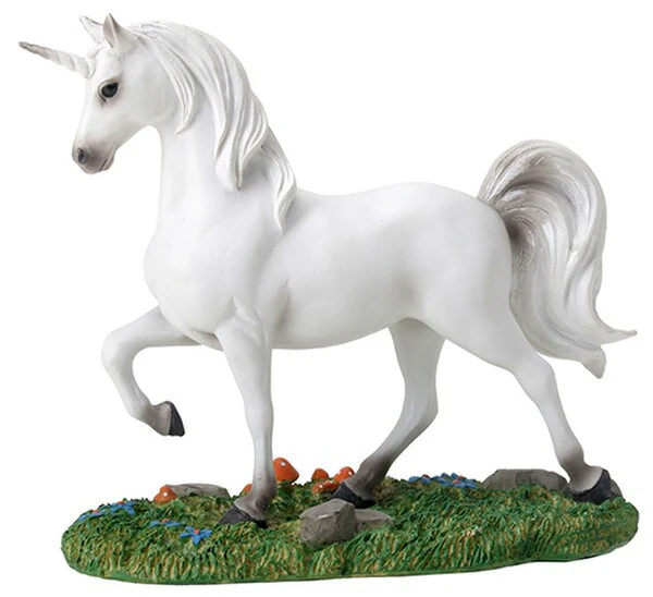 White Unicorn Sculpture