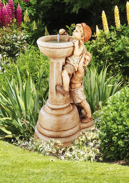 Jack and Jill Cement Fountain