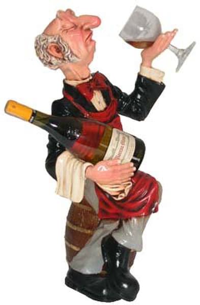 Wine Connoisseur Sitting On Barrel - Image 2