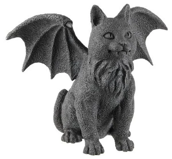 Winged Cat Gargoyle Greystone