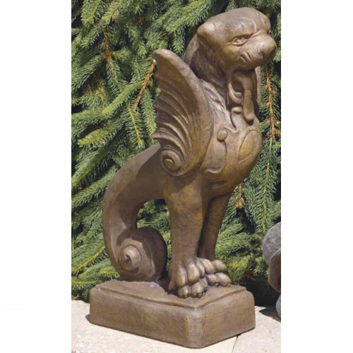 Winged Griffin Gargoyle Statue 22" High - Image 2