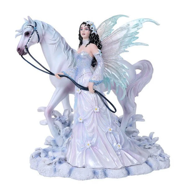 Winter Wings Fairy Horse Statue Nene Thomas