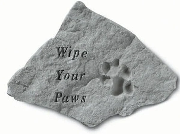 Wipe Your Paws W/ Pawprint