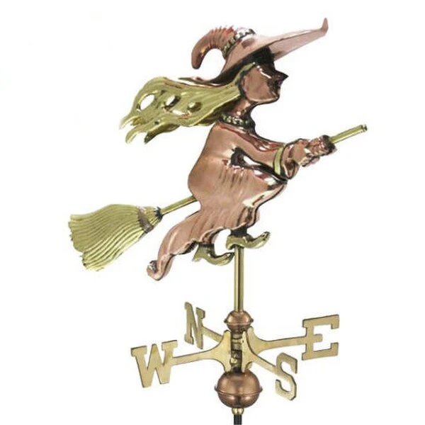 Witch Cottage Weathervane Plus Roof Mount