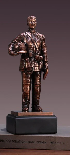Woman Firefighter Sculpture - Image 2