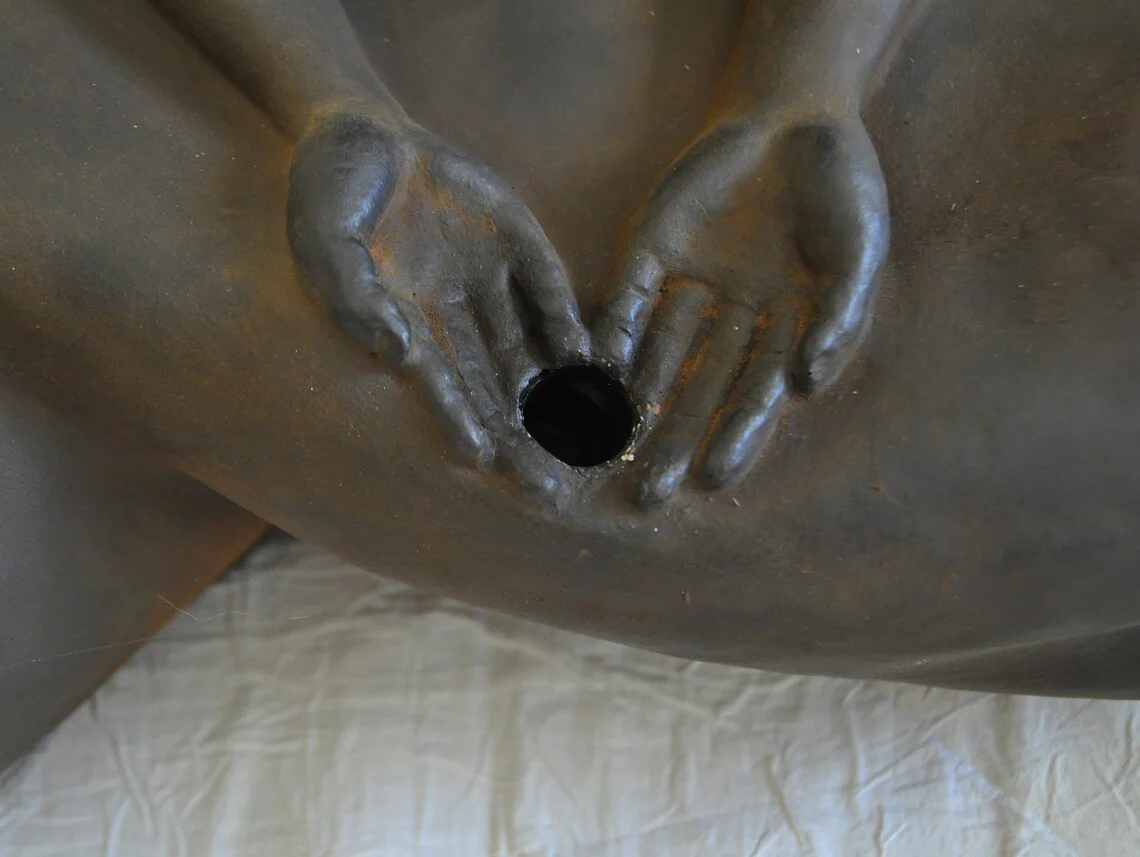 Woman with Open Hands by Sigrid Herr Sculpture - Image 9