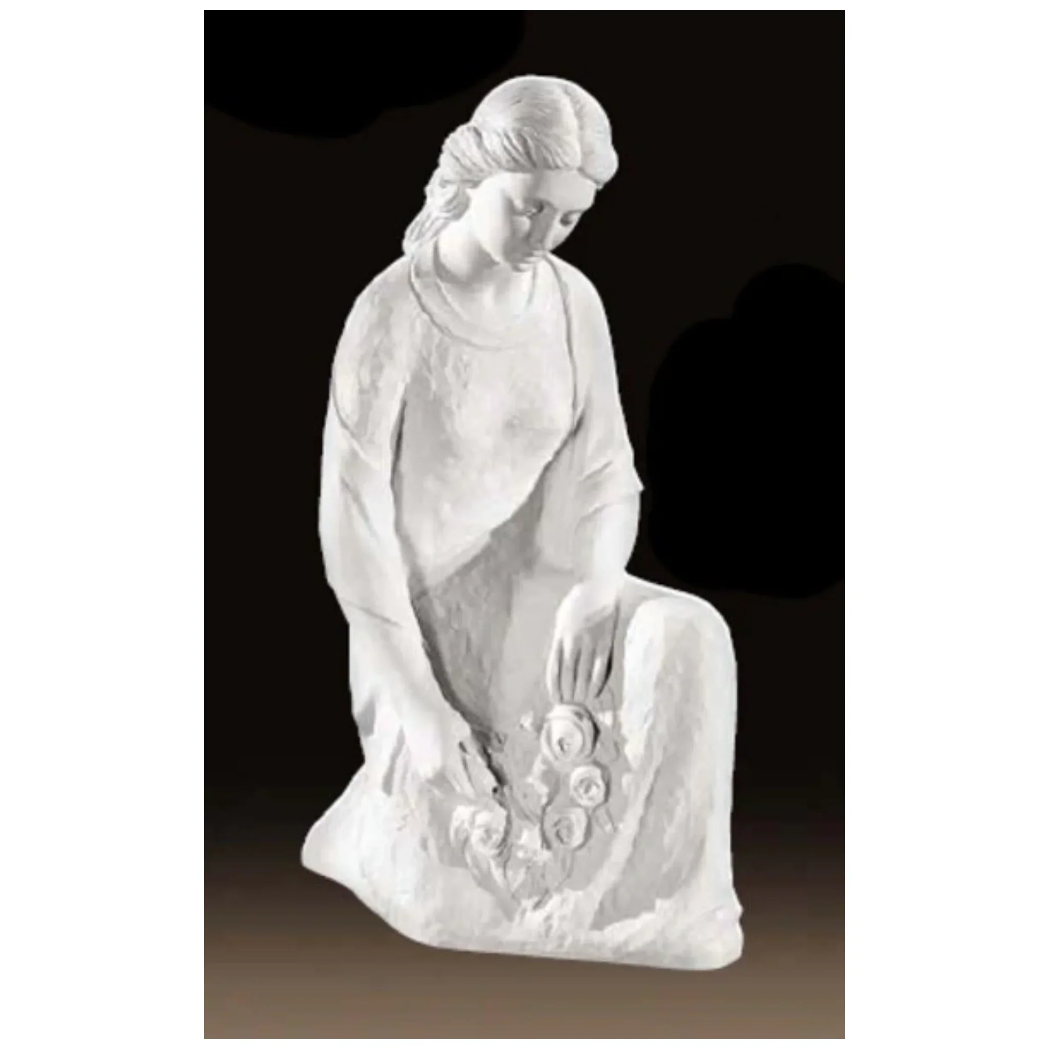 Woman With Roses - 33" High - Image 2